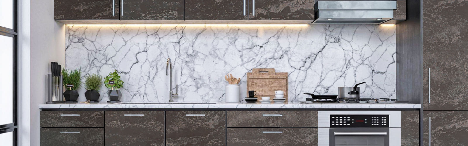 Transform Your Kitchen Cabinets with Stunning Kitchen Laminate Color  Combinations | Royale Touche, image size:1600x500