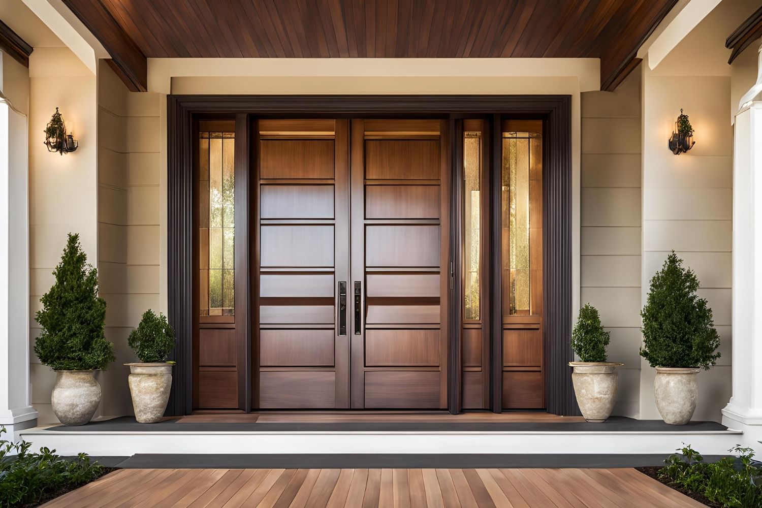 Quality Wood Finish Steel Door in Kerala, Best Price Steel Door in Kerala,  Best Steel Door Price List in Kerala, image size:1500x1000
